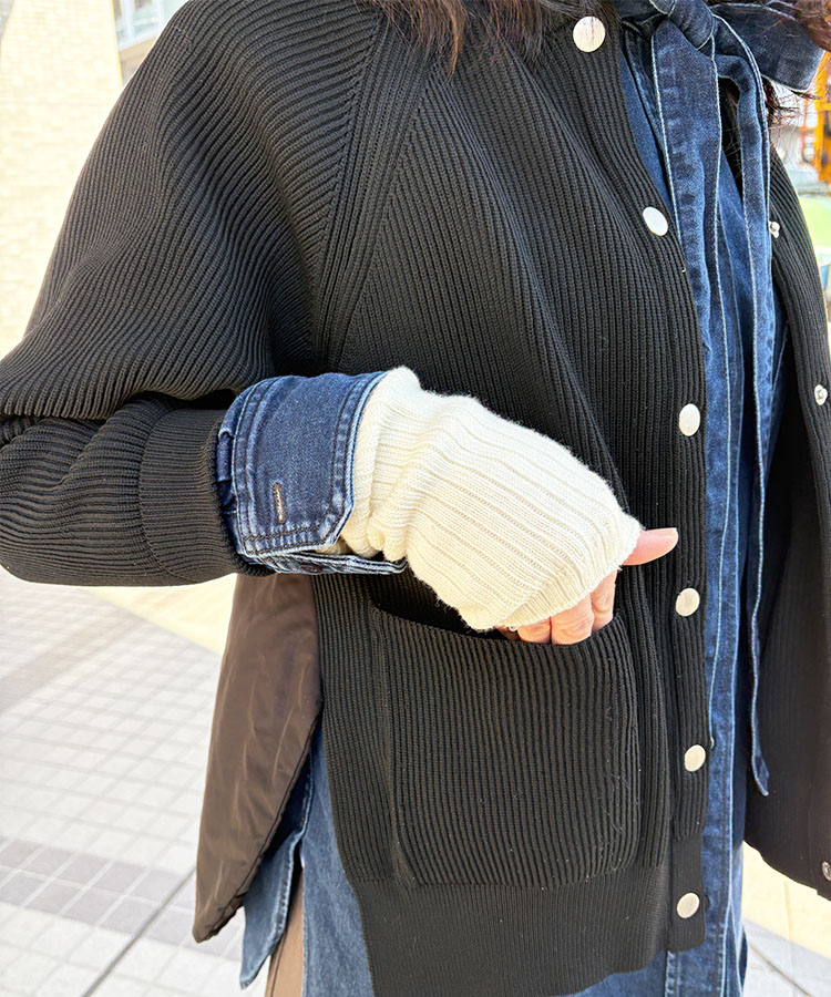 17℃ レディース レッグウォーマー カラーウールリブショート｜靴下の